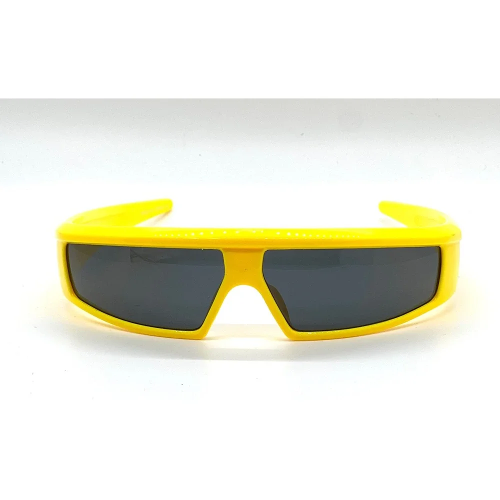 Women Sunglasses Streetwear, Neon, Techno, Matrix, Space, Alien Bold Performance